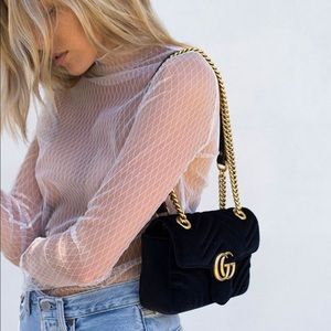 Style Addict White Mesh Top